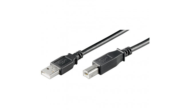 USB 2.0 kaabel A - B 5.0m, must