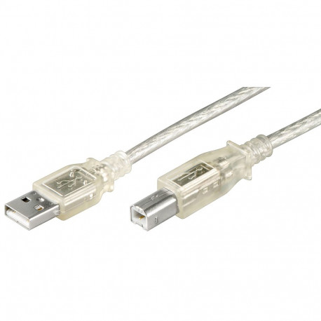 USB AB 100 HiSpeed 2.0 TRANS 1m