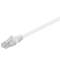 Cat5e Network cable, U/UTP 2xRJ45 plug unshielded white 7.5m