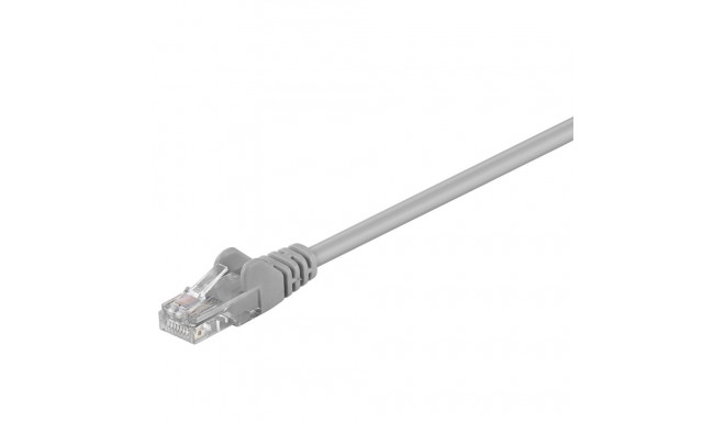 Võrgukaabel Cat5e UTP 1.0m, hall, CCA