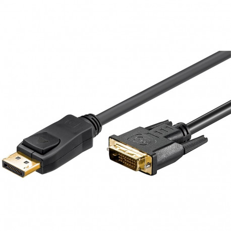 DisplayPort - DVI-D Dual Link kaabel 1.0m (sign suund DP > DVI)