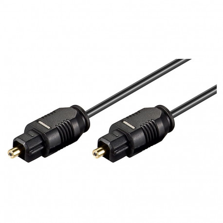 TosLink/ SPDIF cable 1.0m, ø 2.2 mm, black