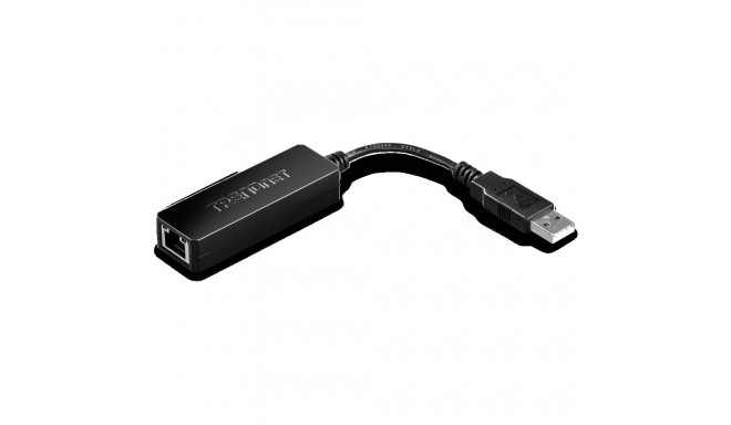 Võrgukaart: USB 2.0 - RJ45, 10/100Mbps