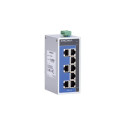 Switch: 8 x 10/100BaseT(X) ports, -10 kuni 60°C, mittemanageeritav DIN
