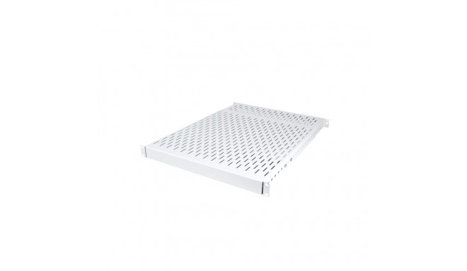 Fixed server shelf 19´´ with adjustable depth 500 - 900mm, 1U ,mounting at front and back RAL 7035 g