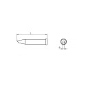 XT BB 45 SOLDERING TIP 2,4MM