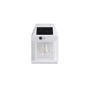 LED Solar Wall Light IP44 3W 3000K (100 lumen) White + PIR Sensor ASALITE