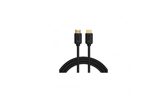 Baseus Video Cable High definition Series HDMI To HDMI 4K 60 Hz, 3D HDR, 18 Gbps, 2m Black (CAKGQ-B0