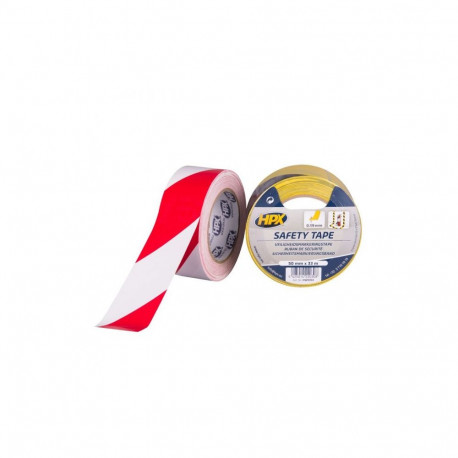 Ohutusteip koll/must 50mmx33m