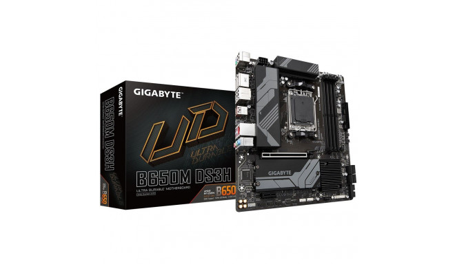 Gigabyte B650M DS3H emaplaat - toetab AMD Ryzen 8000 protsessoreid, 6+2+1 faasi digitaalne VRM, kuni