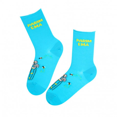 SOKISAHTEL MOONI sinised mesilastega emadepäeva sokid 444