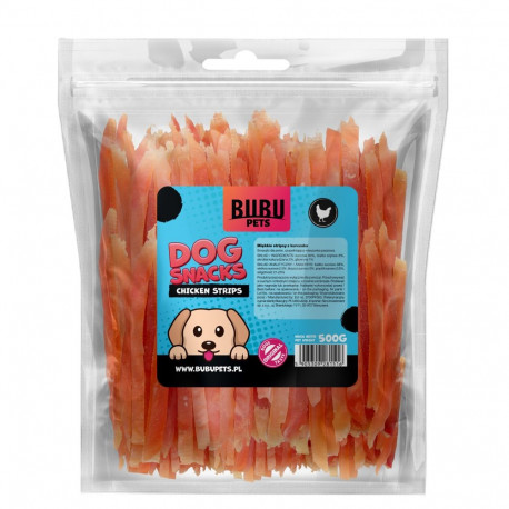 Bubu Pets chicken strips 500g