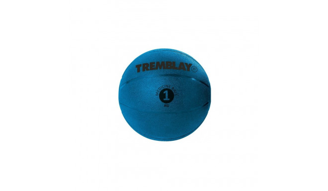 Мяч утяжеленны TREMBLAY Medicine Ball 1 кг D17,5cm Синий бросание