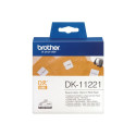 BROTHER quadratic labels 23 x 23 mm white for P-touch QL-550/QL-500/QL-500A/QL-560VP/QL-560/QL-570/Q