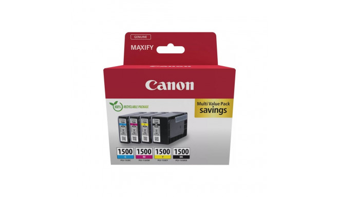 CANON PGI-1500 Tindikassett Must/Cyaan/Magenta/Kollane Multi