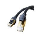 Võrgukaabel kat.8 Baseus Ethernet RJ45, 40Gbps, 10m (must)