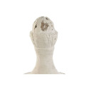 Decorative Figure Home ESPRIT White Stripped 23 x 23 x 51 cm