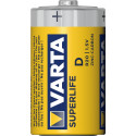Patareid Varta R20 D 1,5 V (2 Ühikut)