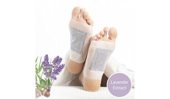 Pēdu Detoksikācijas Plāksteri Lavender InnovaGoods 10 gb.