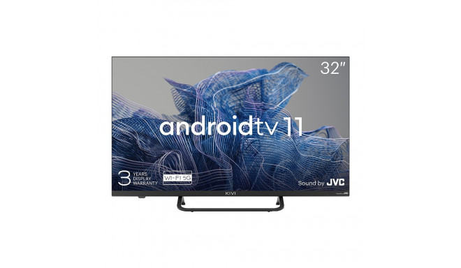 32', FHD, Android TV 11, Black, 1920x1080, 60 Hz, Sound by JVC, 2x8W, 27 kWh/1000h , BT5.1, HDMI por