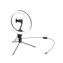 Baseus Live Stream Universal Holder Stand with 10"' and 3-tone LED lamp