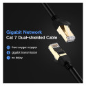 Cable F/FTP CAT7 with 2xRJ45 plugs 2m black NW107 UGREEN
