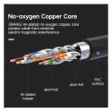 Cable F/FTP CAT7 with 2xRJ45 plugs 2m black NW107 UGREEN