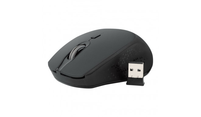 NATEC Osprey wireless mouse Bluetooth+2.4GHz 1600DPI black-gray