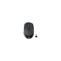 NATEC Osprey wireless mouse Bluetooth+2.4GHz 1600DPI black-gray