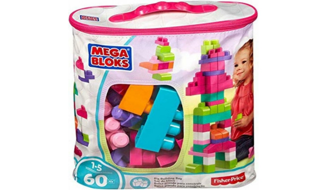 Construction set Megablocks DCH54 60 Pieces Multicolour Pink + 1 year