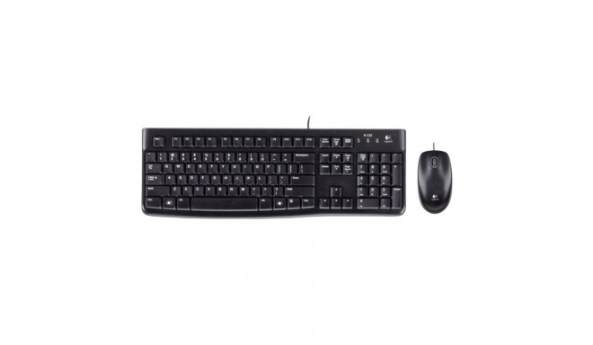 Keyboard and Mouse Logitech 920-002540 Black German QWERTZ