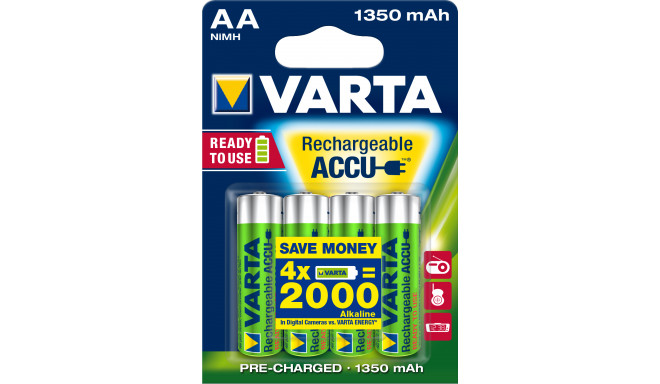 Varta Ready2Use HR06 1350 mAh Rechargeable battery AA Nickel-Metal Hydride (NiMH)