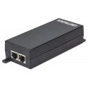 Intellinet Gigabit High-Power PoE+ Injector,1 x 30 W Port, IEEE 802.3at/af Compliant, Plastic Housin