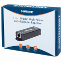 Intellinet Gigabit High-Power PoE+ Extender Repeater, IEEE 802.3at/af Power over Ethernet (PoE+/PoE)