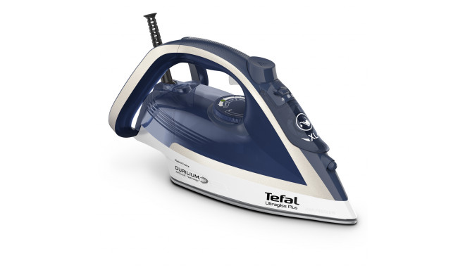 Tefal Ultimate Pure FV6812 Steam iron 2800 W Blue, Silver