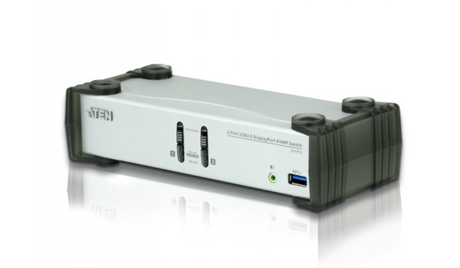 ATEN 2-Port USB 3.1 Gen 1 DisplayPort 1.1 KVMP™ Switch with Speaker (KVM cables included)