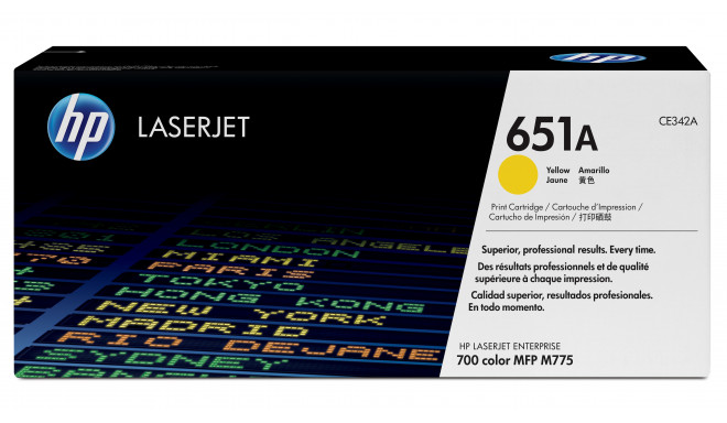 HP 651A Yellow Original LaserJet Toner Cartridge