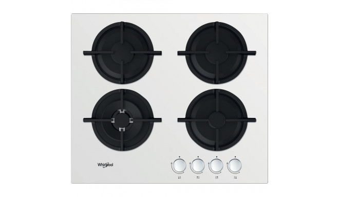 Whirlpool AKT 625/WH Black, White Built-in 60 cm Gas 4 zone(s)