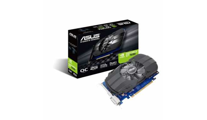 Asus videokaart PH-GT1030-O2G NVIDIA GeForce GT 1030 2GB GDDR5