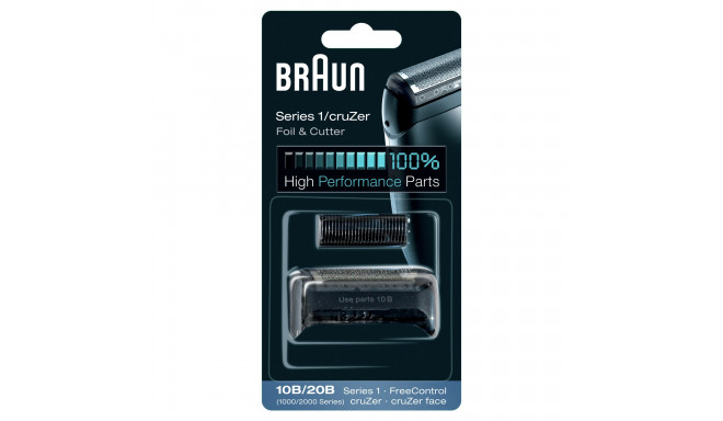 Braun Series 1 10B Electric Shaver Head Replacement Cassette – Black