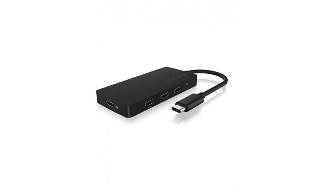 ICY BOX IB-HUB1429-CPD USB 3.2 Gen 2 (3.1 Gen 2) Type-C 10000 Mbit/s Black