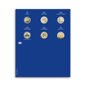 SAFE TOPset coin album for 2€ coins 7302B1-B4 extra sheets - 7302-32