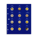 SAFE TOPset coin album for 2€ coins 7302B1-B4 extra sheets - 7302-35