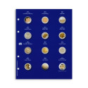 SAFE TOPset coin album for 2€ coins 7302B1-B4 extra sheets - 7302-37