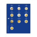 SAFE TOPset coin album for 2€ coins 7302B1-B4 extra sheets - 7302-32