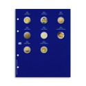 SAFE TOPset coin album for 2€ coins 7302B1-B4 extra sheets - 7302-28