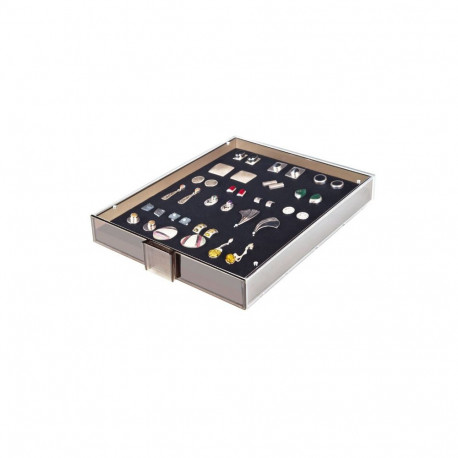 LINDNER Kogumiskarp Smoked Glass - must sisu