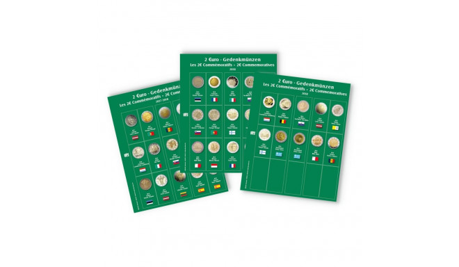 SAFE Premium Coin Album 2€ - Band 3, 4 Extra Pages