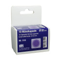 SAFE Square coin capsules - 10-pack - ∅ 17 mm