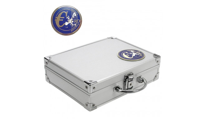 Alumiiniumist mündikohver euromüntidele - KAPSLITA MÜNDILE
